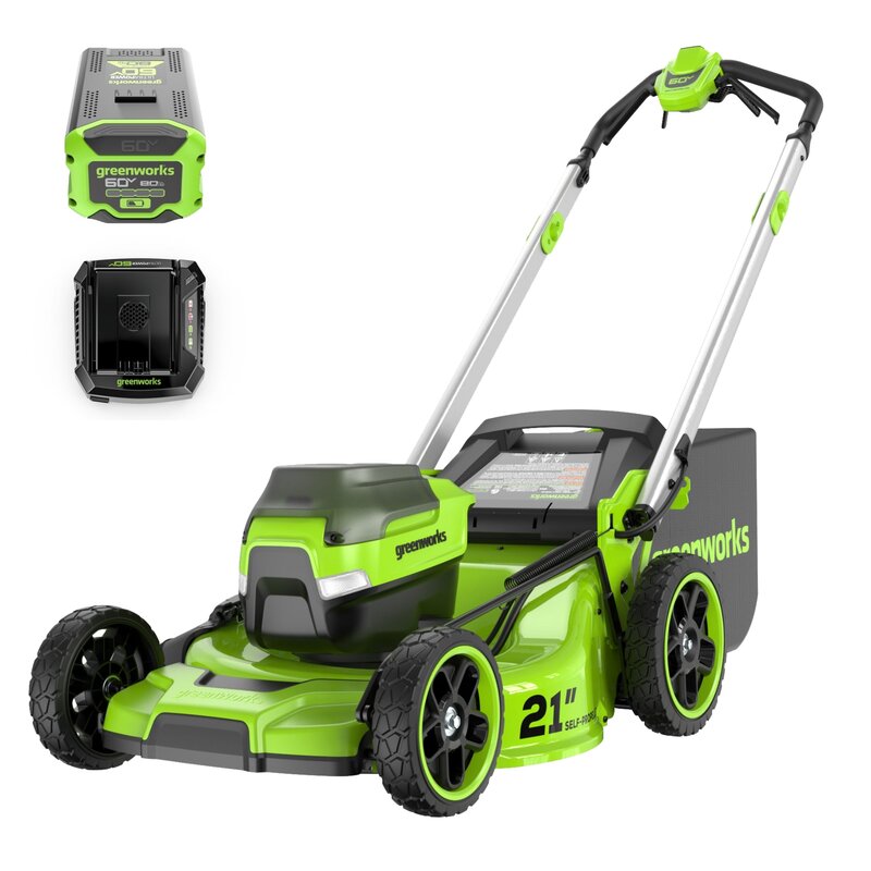GreenWorks 60V 21-Inch Self-Propelled Lawn Mower — product photo reviewed by Rita